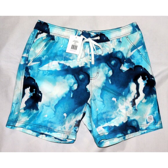 Banks Journal‎ Natalie Strickland Studio Indigo Men's Board Shorts Size XL